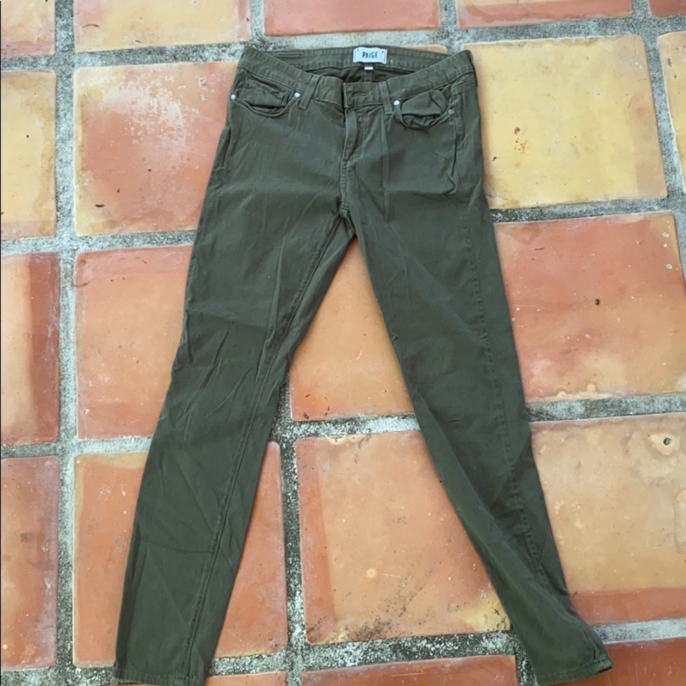 Paige green pants